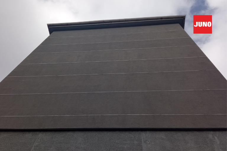 Fachada renovada en Avilés con sistema JUNOTherm®: aislamiento y acabado en una sola solución