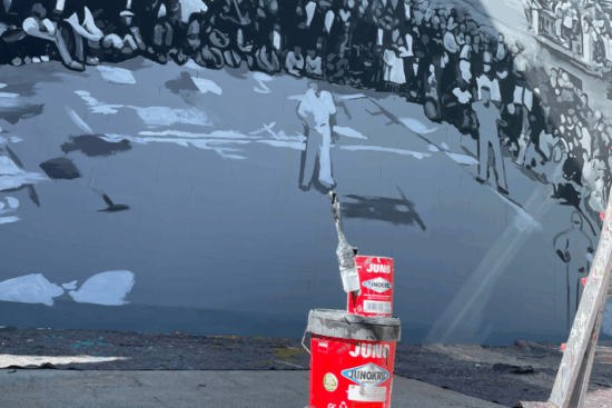 Arte urbano con sello JUNO: Iker Uribe apuesta por Junokril mate y Aquadur