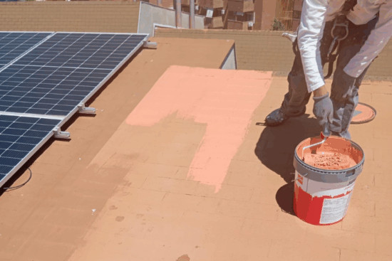 Azotea impermeabilizada en el barrio de Tetuán: protección continua con el sistema Junoteras