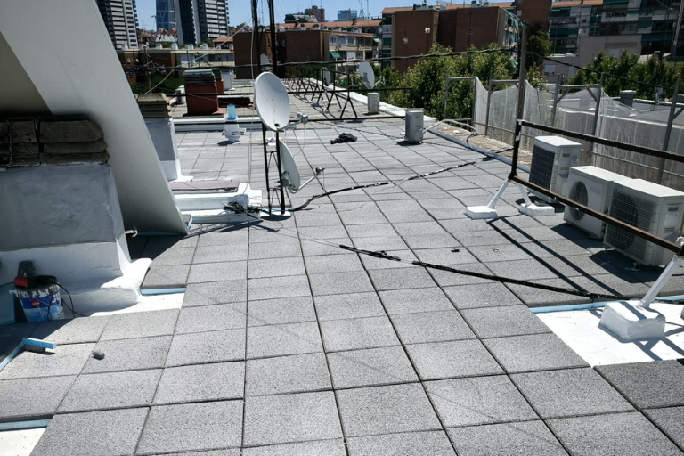 Renovación de cubierta en Madrid con Gotepur